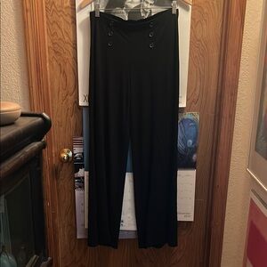 Liz Claiborne Black Wide Leg Pants